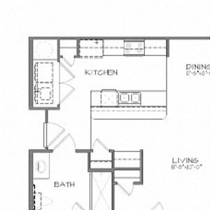 2 Bedroom, 2 Bathroom